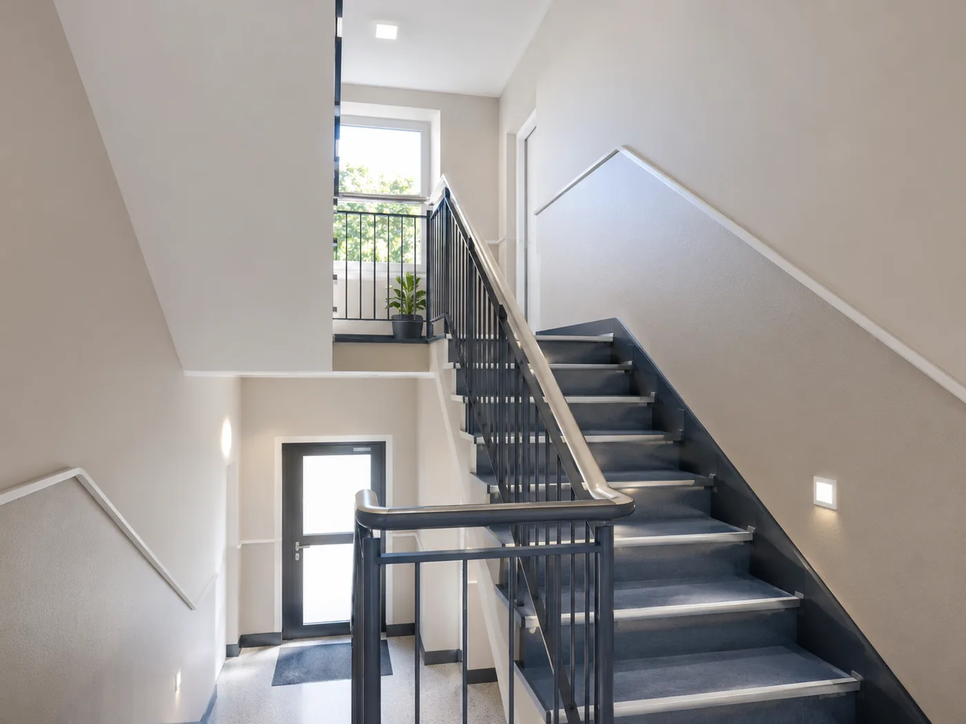 Treppenhaus renoviert